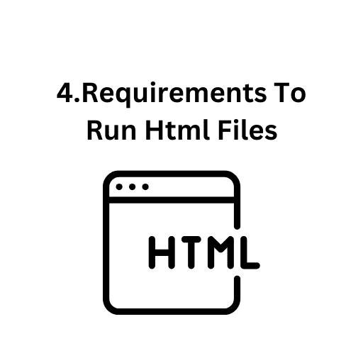 4.Requirements To Run Html Files